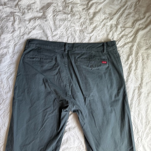 Levi's Blue Gray ChinosStandard Taper Cotton Pants - Picture 10 of 10